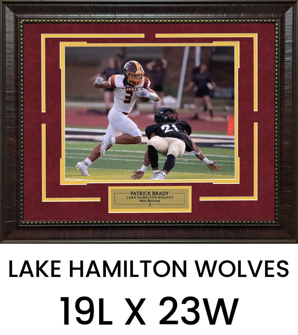 Lake Hamilton Wolves Jersey Framed
