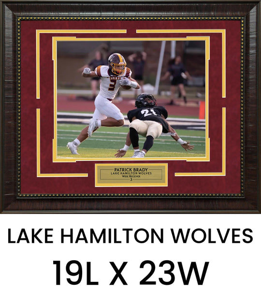 Lake Hamilton Wolves Jersey Framed